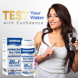 18-in-1 Water Test Strips, 125 Count – Multi-Parameter Testing Kit