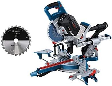 Bosch Professional BITURBO Sega Troncatrice a Batteria GCM 18V-216 DC (Diametro Lama 216 mm, Potenza 1.600 W, incl. 2x Lame Circolari)