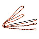 DEERACE D97 Flemish Fast Flight Bow String Replacement Bowstring for Traditional Longbow Recurve Bow (AMO 64" (Bow Length), Orange)