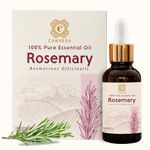 Camveda Pure Rosemary Essential Oil 15ml | 100% Pure | Helps in Aromatherapy & Meditation | For Hair Care & Skin Care