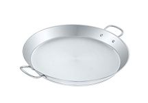 Concord Premium Stainless Steel Paella Pan with Heavy Duty Triply Bottom (16" (40 CM))