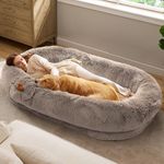 Bedsure Calming Human Dog Bed, 71" 