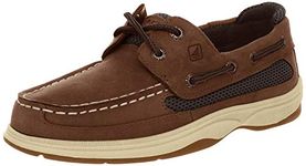 Sperry Top-Sider Kids Boy's Lanyard (Little Kid/Big Kid) Cigar Brown Boat Shoe 1 Little Kid M