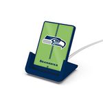 SOAR NFL Cell Phone Wireless Charging Stand V.4, Seattle Seahawks