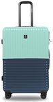 Nasher Miles Istanbul Hard-Sided ABS and PC Check-in Luggage Teal and Dark Blue 28 inch |75cm Trolley Bag