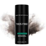 THICK FIBER Hair Fibres (Pack of 1 DARK BROWN) | Hair Powder for Thinning Hair 25g Bottle | Makes Thin Hair Look Thicker in Seconds | Hair Loss Concealer For Women & Men