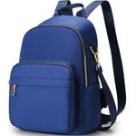 Mini Backpack Purse for Women, Lightweight Small Backpacks Rucksack Waterproof Casual Travel Daily Daypack for Girls Womens (Blue)