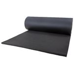 DUPDMKIN Foam Rubber Padding Neoprene Sponge Foam Rubber Non-Adhesive Neoprene Sheet, Cut to Size Foam Gasket Material for DIY Projects, Gaskets, and Crafts （1/2" Thick × 17" Wide × 60" Long）