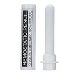 Styptic Pencil,Lechnical Pen Type Styptic Pencils Bloodstone Stops Cuts Bleeding Shaving Cut Stick Anti-Infection Men's Shaving Tool, White