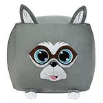 Anzitinlan Unicorn Chairs, Stuffed Animal Storage Bean Bag Chair for Boys and Girls Room Decor, Toy Storage Beanbag for Children, Baby Fleece Fabric Super Soft (Cute Raccoon)