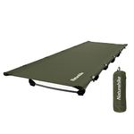 Naturehike Camping Folding Bed,Lightweight Portable Camping Cot for Adult,Oversized Sleeping Cot Supports 330lbs for Hiking Outdoor Travel Office