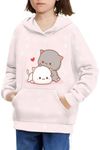 Ystardream Teen Girl Clothes Kids Hoodies with Strings Sweatshirts Long Sleeve, Cat, 11-13 Years