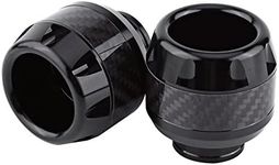 Motorcycle Front Fork Frame Sliders,1 Pair of Carbon Fiber Motorcycle Front Fork Frame Sliders Crash Protection(black).-for motorcycle frame slider 2023 for Kawasaki for Ninja zx6r 636 front axl