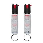 Sabre Protector 22-Gram Dog Spray with Key Ring, 14 Second Total Spray Time, 3.5-Meter Range, Humane Dog Attack Deterrent, Maximum Strength Allowed by Health Canada