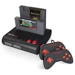 Retro-Bit Retro Duo Twin Video Game System NES and SNES V3.0 - Black/Red