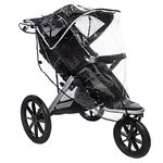 J is for Jeep Jogging Stroller Weather Shield, Baby Rain Cover, Universal Size, Waterproof, Water Resistant, Windproof, See Thru, Ventilation, Clear, Plastic, Protection, Shade, Umbrella, Pram, Vinyl