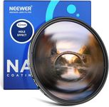 NEEWER 82mm Spiral Halo Camera Lens Filter, Prism K9 Optical Glass Special Effects Filter Photography Camera Lens Accessories with Tunnel Vision Warped Circular Halo Frame Effect