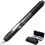Curidas Graphite Smoke Fountain Pen-Rectractable Extra-Fine Nib