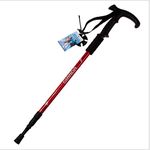 Hikehobby® Antishock With Handle Trekking Walking Hiking Stick Pole (Red)