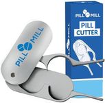 Pill Cutter Splitter for Small and Tiny Pills by Pill Mill - Tested Pill Splitter Metal Blade That Will Never Dull - Pill Splitter with Centering Device - Perfect Cortador de Pastillas para Medicina