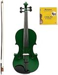Merano 1/16 Size Green Violin with 