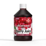 Optima Sour Cherry Juice Concentrate, Natural, Vegan, No Artificial Flavours or Colours, Food Supplement, 500 ml Bottle