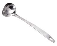 IMEEA Gravy Ladle Sauce Ladle Stainless Steel Sauce Drizzle Spoon Soup Ladle with Spout Small Ladle for Sauces, 11.6inch