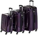 Samsonite Winfield 2 Hardside Luggage with Spinner Wheels, Purple, 3-Piece Set (20/24/28), Winfield 2 Hardside Luggage with Spinner Wheels