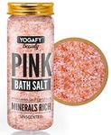 YOGAFY - Minerals Rich Himalayan Pink Bath Salt Crystal - For Body Spa, Relaxation and Pain Relief | CHRISTMAS | 350g