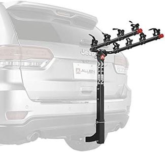 Allen Sports Deluxe 4-Bike Hitch Mount Rack (2-Inch Receiver) , Black