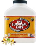 Astronaut Food MRE Food Ration Meals Ready to eat Emergency Survival Tabs Thuc Pham Chuc Nang The Survival Tabs for Disaster Preparedness - 180 Tablets 25 Years Shelf Life - Vanilla Malt Flavor