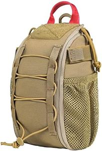 OneTigris IFAK Pouch - Large IFAK Molle Pouch Empty First Aid Bags Only Medical Trauma Kit Bag EMT Pouch MED Waist Bag for Outdoor, Coyote Brown