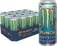 Monster Energy Punch, Aussie Style Lemonade, 473mL Cans, Pack of 12
