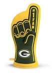 YouTheFan NFL Green Bay Packers #1 Oven Mitt, 13.25" x 6.5", Team Color