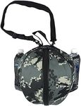 FoRapid Size 7/29.5" Basketball Bag Soccer Ball Football Volleyball Softball NBA Basketball Bag Holder Carrier+Adjustable Shoulder Strap 2 Mesh Pockets f/ Water Bottle Towel Sports Shoes-Camo (Camo)