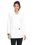 KOI Betsey Johnson B403 Women's Juniper Lab Coat, White, Small