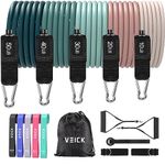 VEICK Resistance Bands, Exercise Bands, Workout Bands, Resistance Bands for Working Out with Handles for Men and Women, Exercising Bands for Fitness Weights Work Out at Home