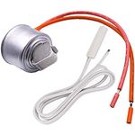 PartsBroz WR50X10068 Defrost Thermostat WR55X10025 Temperature Sensor - Compatible with GE Hotpoint Refrigerator Parts - Replaces AP3884317 EA1017716 AP3185407 - L140-30F Thermostat