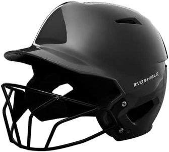 EvoShield Unisex-Adult Batting Helmet WTV7230BLL, Black, Large