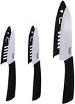 Starfrit 092854-006-0000 Starfrit 092854 Set of 3 Ceramic Blade Knives, Black