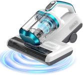 JPHYLL Mattress Vacuum Cleaner Bed Vacuum with 16Kpa Suction 253.7nm UV-C Light, 30000 RPM/Min Dual Brushroll Rotation & HEPA Filter & Heating & Ultrasonic Tech, 500W, Corded (KM-PA1600-SE)