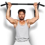 Slovic Pull up Bar for Home Workout [200 KG Load Capacity] | Pull up bar Wall Mounted | Gym Equipment for Home Workout | Pull up bar stand for Men, Women & Kids | Pull up rod for Chin ups