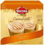 Moccona Caf Style Caramel Latte Coffee Sachets 30-Pack