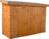 Pinelap 6ft x 3ft Wooden Shiplap Garden Shed Fully T&G Pent Outdoor Bike Hut