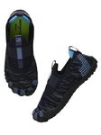 Impakto Barefoot for Wide feet Shoes for Women | Lightweight & Soft Sole with Superior Grip | Ideal for Running on Soft Ground, Training & Gym Workout Black