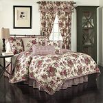 Waverly 14770BEDDKNGTSN Norfolk Reversible Quilt Collection, Tea Stain, King