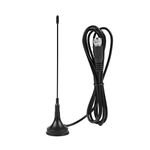 TV Antenna for Digital TV,Digital -T Indoor HDTV Antenna, Portable Indoor HDTV Car Antenna with Magnetic Base, UHF/VHF Windproof Rainproof and Anti-Jamming Antenna 10DB