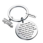 CENWA School Bus Driver Thank You Gift Bus Driver Appreciation Gift Teacher Appreciation School Bus Driver Gift, Grey, 3.0