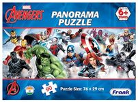 Frank Marvel Avengers Panorama Jigsaw Puzzle (90 Pieces) for Kids Above 6+ Years - Fun & Challenging Brain Booster Games - Educational Puzzle for Focus and Memory -90159