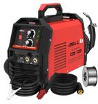 iBELL M200-105, 200A MAG/MMA 2-in-1 Welder | Flux Cored Wire Gasless Welding Machine | AC 220V, 5.0 kVA, IGBT Inverter, Flux Core/Solid Wire Compatible-1 year warranty